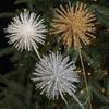 Sequin Branch Ornament Sequin Glitter Gold Ornaments Christmas Branch Ornaments Colorful Christmas Tree Decoration For Christmas