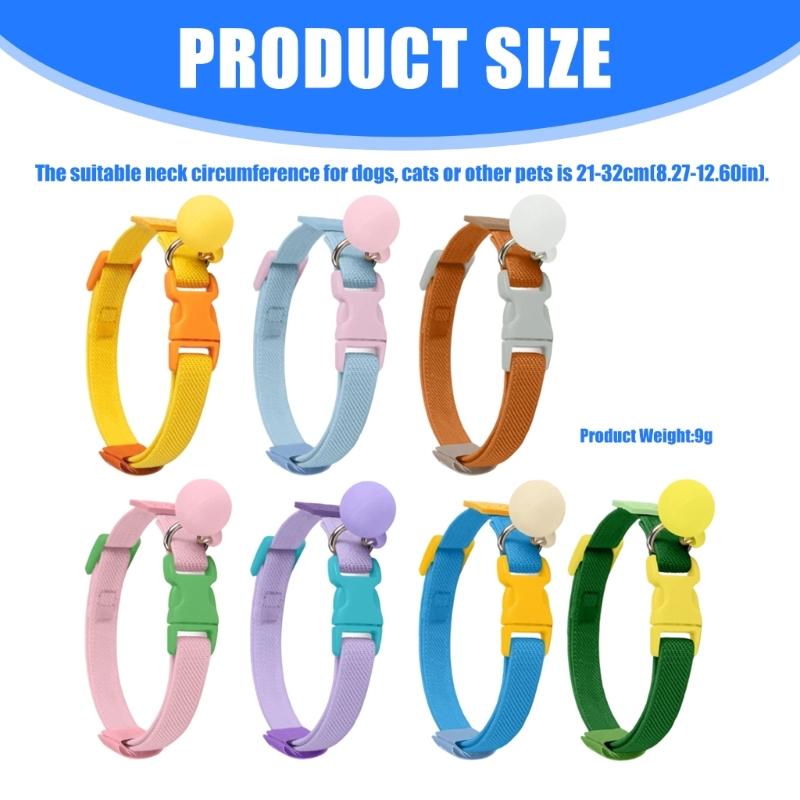 Easy to Use Elastic Pet Collar with Quick Adjust Feature Stretchable Comfort Multiple Color Lightweight for Small Animal