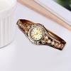 Yousheng Women Bracelet Watch Luxury Colorful Rhinestone Ethnic Style Elegant Round Vintage Ladies Girls Dress Wristwatch Fashion Jewelry Birthday