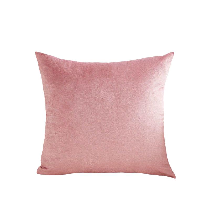 

Бархатная однотонная декоративная подушка - Скандинавский диван, Гостиная, Поясничная поддержка для офиса, Прикроватная подушка для спины 40x40 cm
