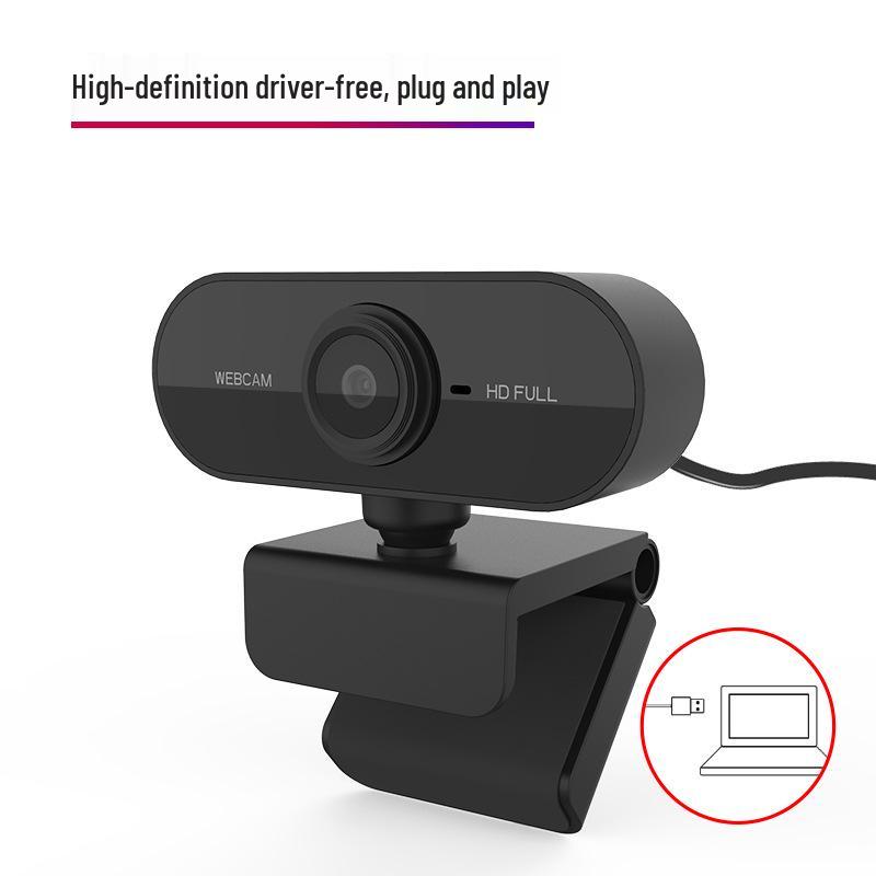 1080p Full HD Autofocus USB Webcam with Microphone for Streaming & Online Classes