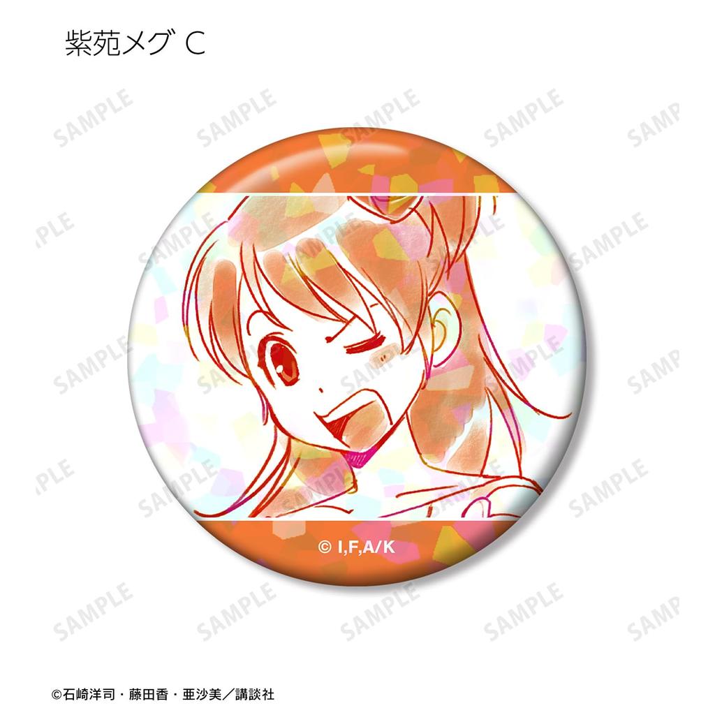 Black Witch Passes Megu Shion Holographic Can Badge Set of 3