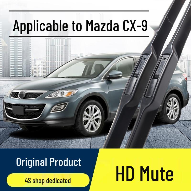 Mazda CX-9 Frameless Silent Front Wiper Blade with Original Rubber Strip