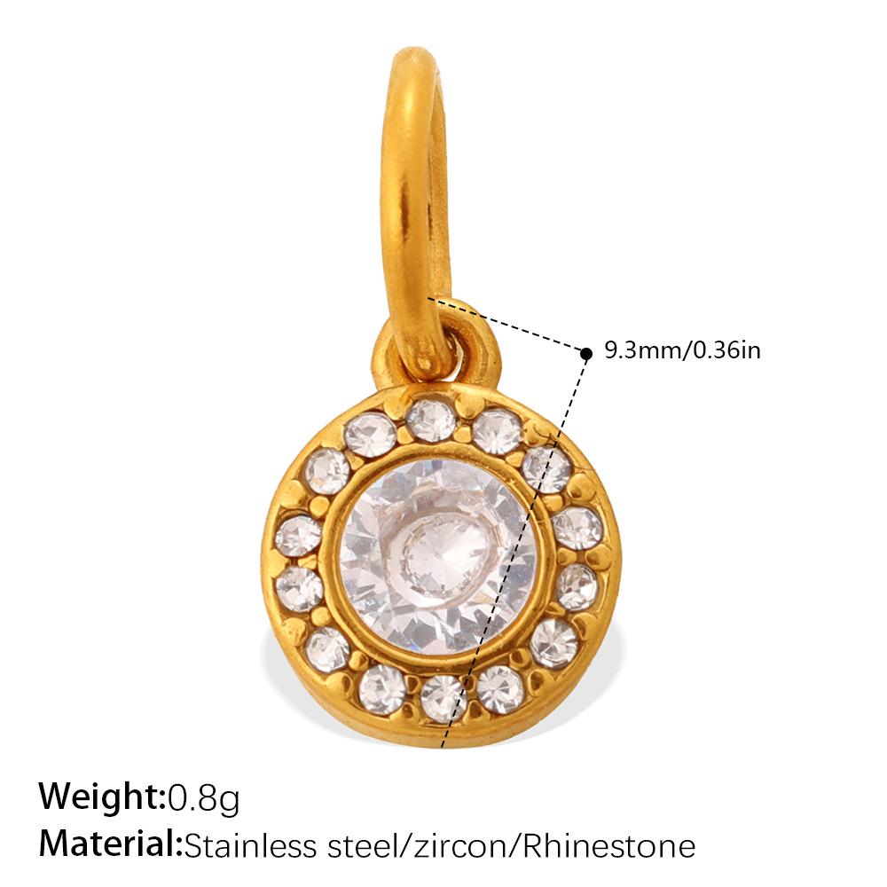European & American Cross-Border Rhinestone Pendant - Luxury Retro Musical Note Guitar Ornament
