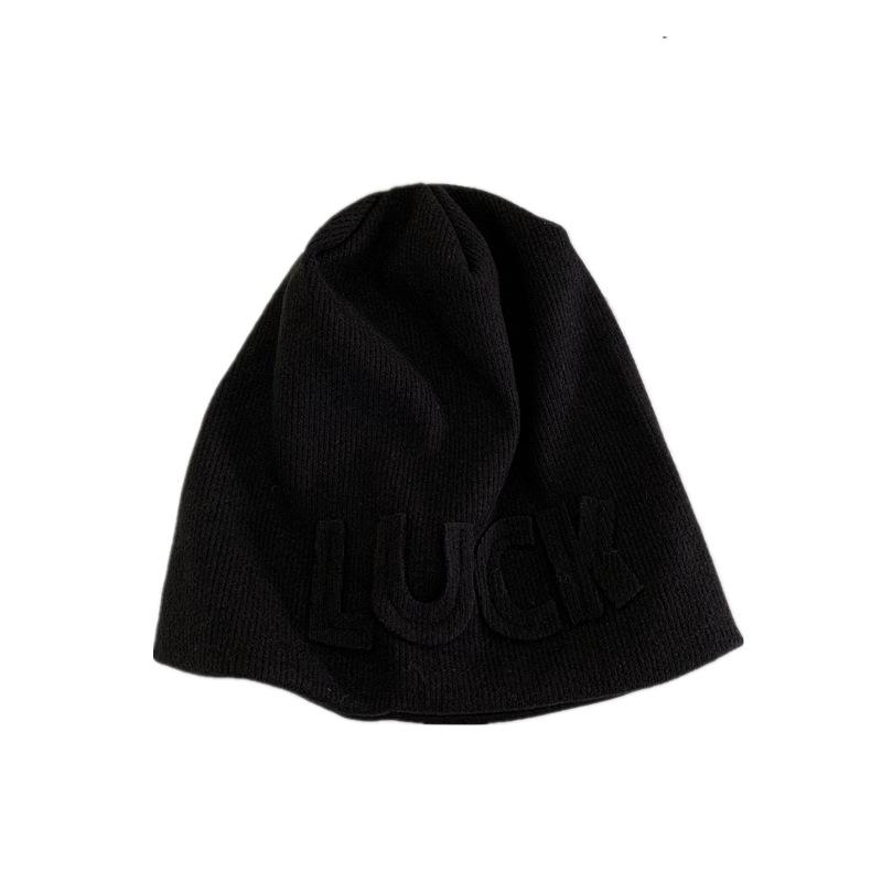 Korea Beanie Hat Knit Knitted Cotton 