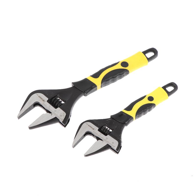 1pcs 6/8/10/12 Inch Adjustable Spanners Multifunctional Universal Wrench High-Hardness Anti-Slip Handle Home Hand Tools