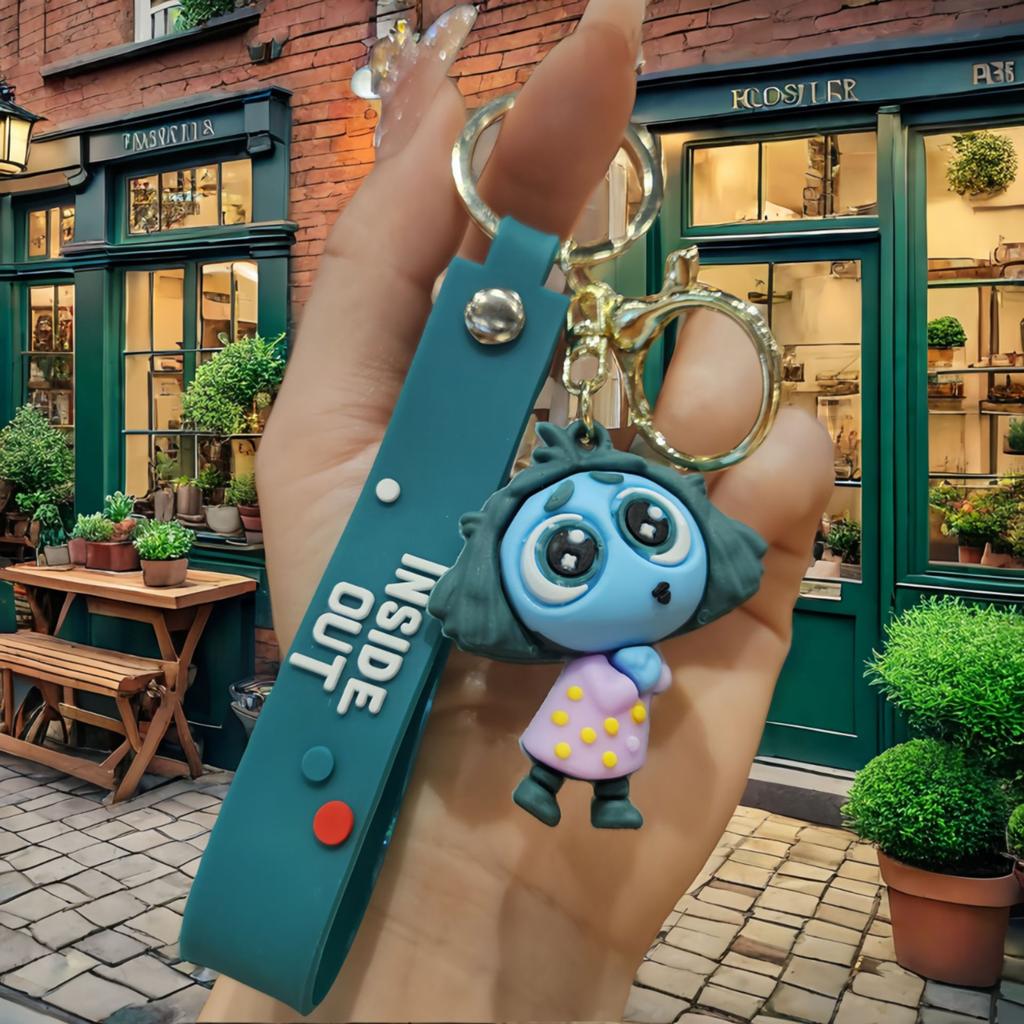 Movie New Brain Secret Service Keychain Dr. Amy Bobir Worry Key Chain Men's and Women's Pendant