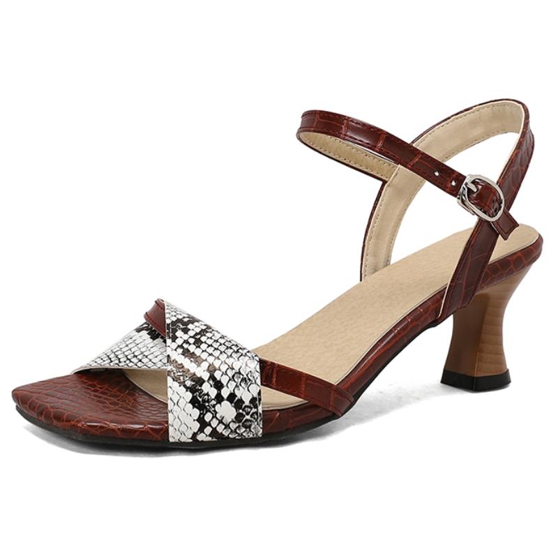 Mode Elegante Zomerschoenen Voor Dames 2024 Korthakkige Roze Groene Slippers Vrouwelijke Feest Kantoor Schoenen Grote Maat 45 50 Comfortabel