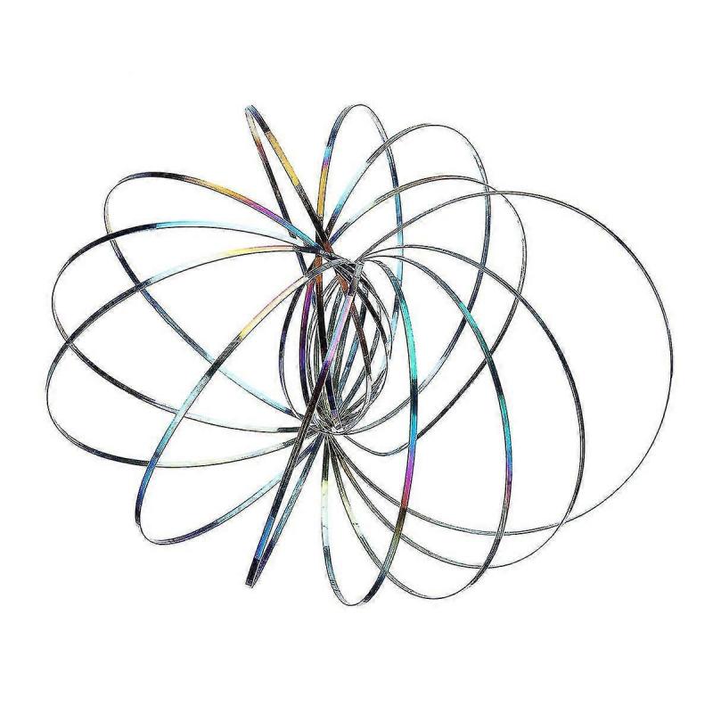 3d Flow Ring Toys Spring Infinity Arm Juggle Dream Dance Stress Relief Toy New