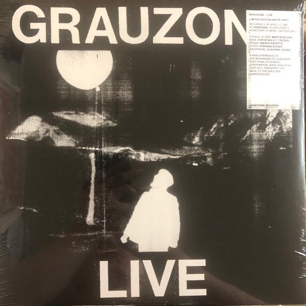 LP Record GRAUZONE - Live (Limited Edition) (White Vinyl WRWTFWW052 WE RELEASE WHAT 2025 Switzerlan Dance & Electronica