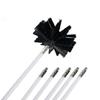 24pcs Chimney Sweep Kit For Fireplace Chimney Clean And Safe Complete Set Chimney Maintenance Brush