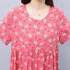 Casual Summer Women's Dresses  Short Sleeve Elegant Long Dresses for Ladies
