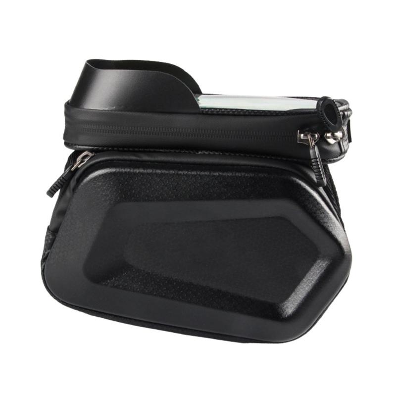 Bicycles Phone Mount Holder Handlebars Bag Bicycles Front Top Tube Panniers Bag Large Capacity Bicycles Front Frame Bag