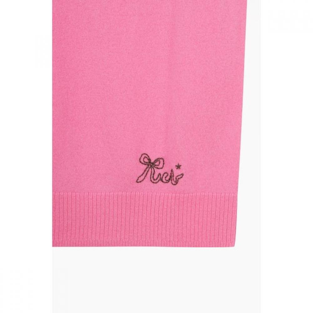 Benetton Wool Knit Block Sleeve Bakpf9561