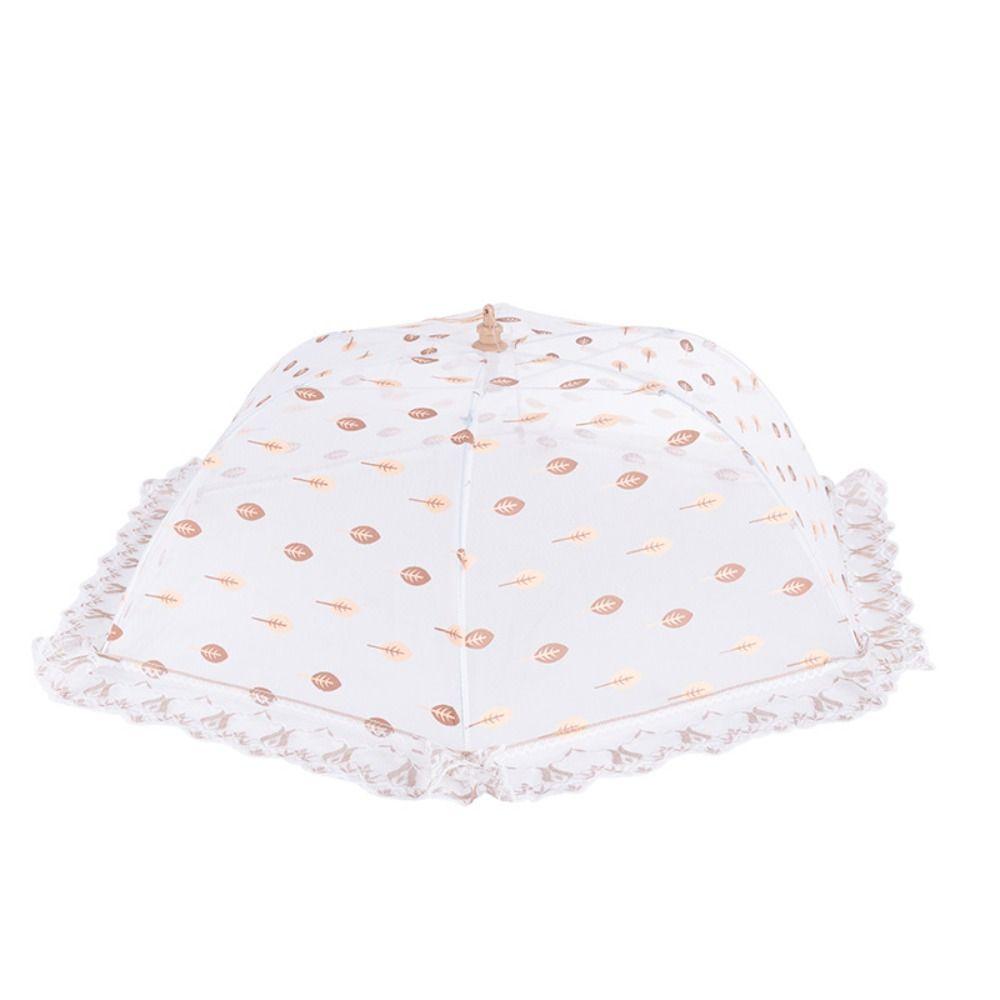 Paraplyform Matnett Maskestoff Skål Telt Matlokk Blonder Matdeksel Anti Mygg