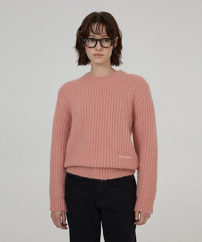 Sseomweeobeoteo Mone Wool Knit - Pink