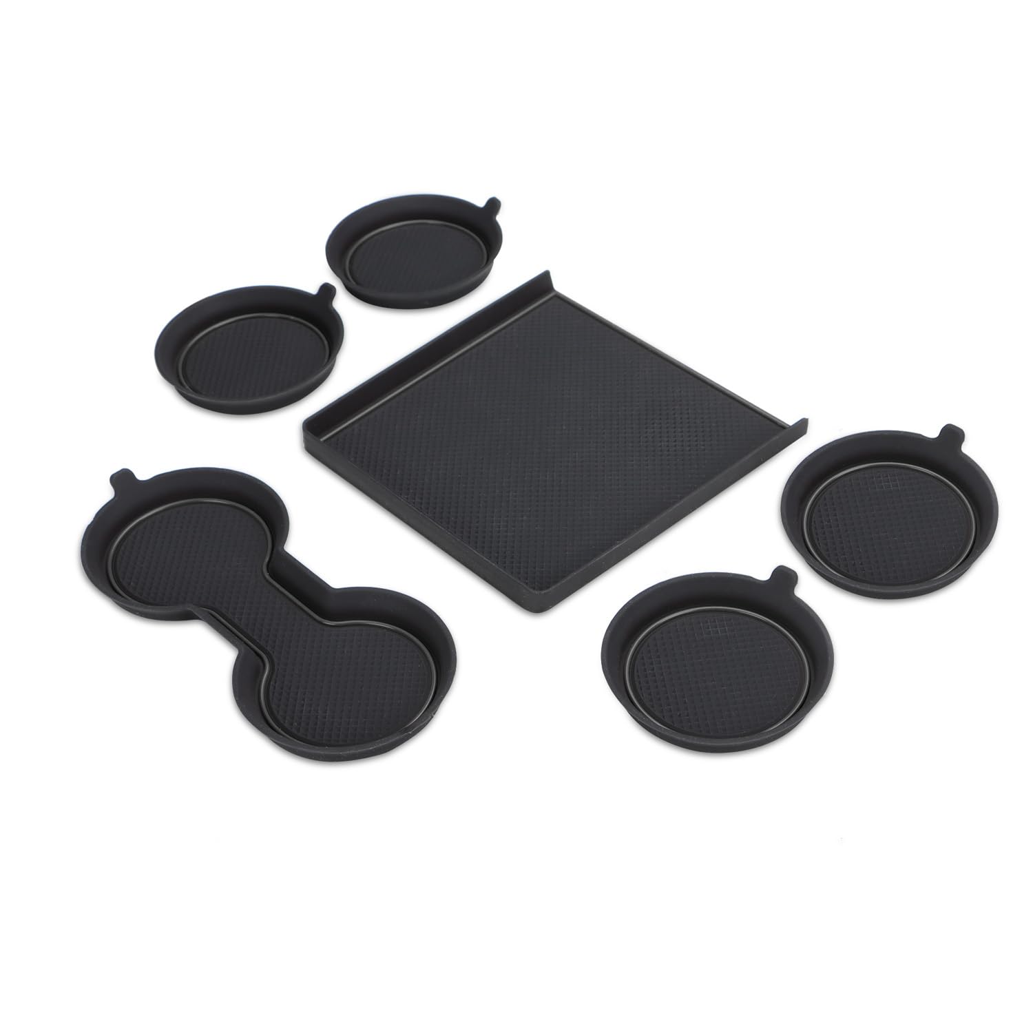 

MARCHFA Toyota Corolla Cross ZSG10/ZVG1#/MXGA1# R3.9~ Резиновый коврик поднос подстаканник коврик для чашки дверь чёрный