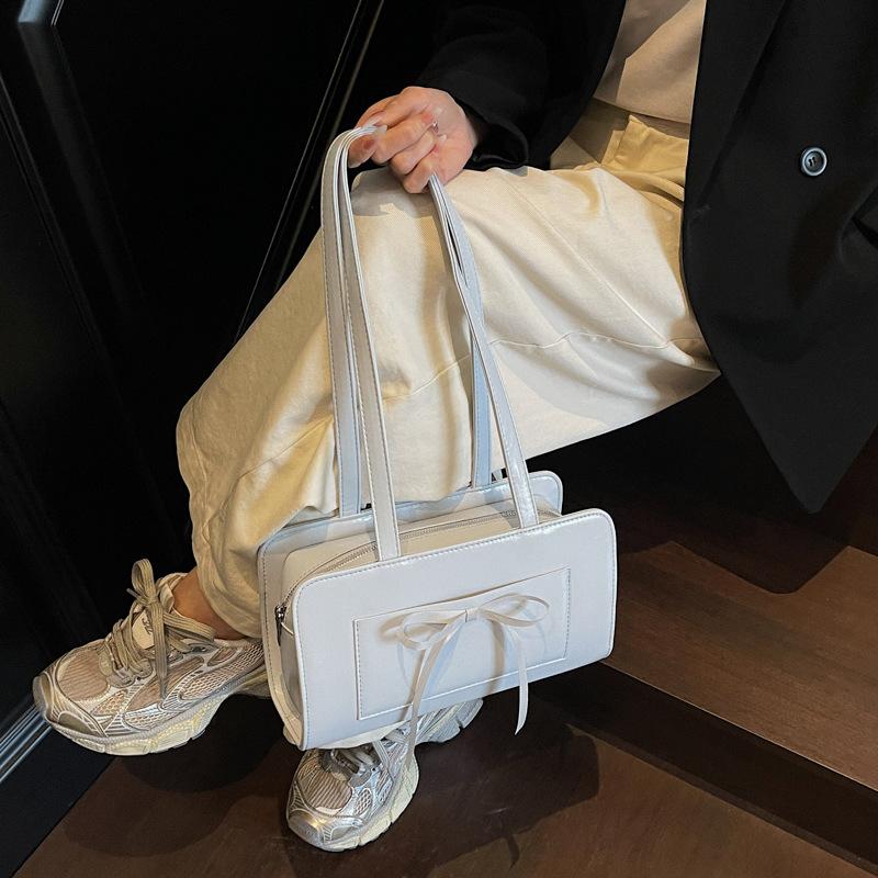 Bag Women's Bag New Fashion Bow Tote Bag Portable Commuter Bag