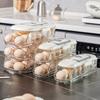 Clear Egg Rack Holder Large-capacity Egg Container New Rolling Egg Storage Box  Kitchen Dedicated