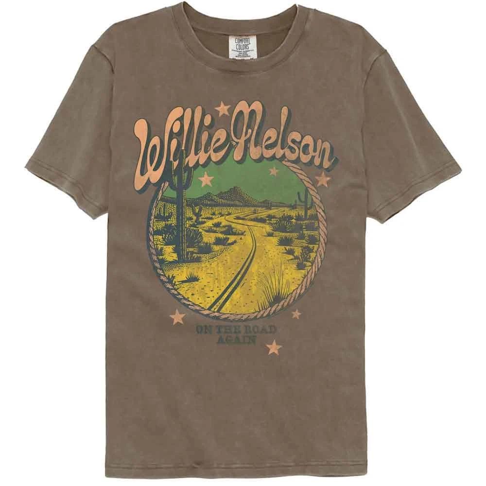 Willie Nelson - On The Road Again - American Classics - Brown Solid Short 150