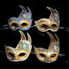 Masquerade Half Face Halloween Masquerade Eyemask Masquerade Costume Accsessory for Women Men Halloween Carnivals Proms