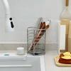 Draining Hole Base Chopstick Drying Racks Round Tableware Organizer  Desktop Organization