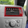 Für Opel Zafira B 2004 2005 2006 2007 2008 2009 2010 Echter Weicher Carbonfaser-Aufkleber Auto-Luftauslass Seite der Mittelkonsolen-Verkleidung