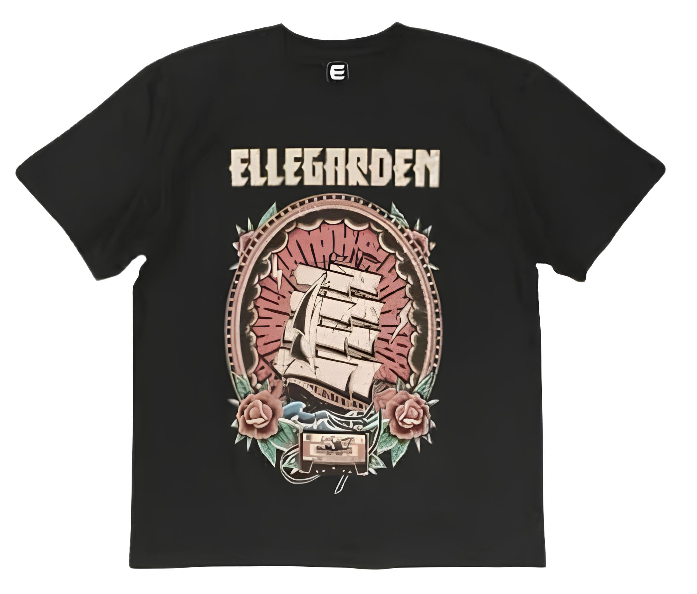

ELLEGARDEN Ellegarden Elle Lost Songs Tour 2022 Товары Черная футболка (XL)