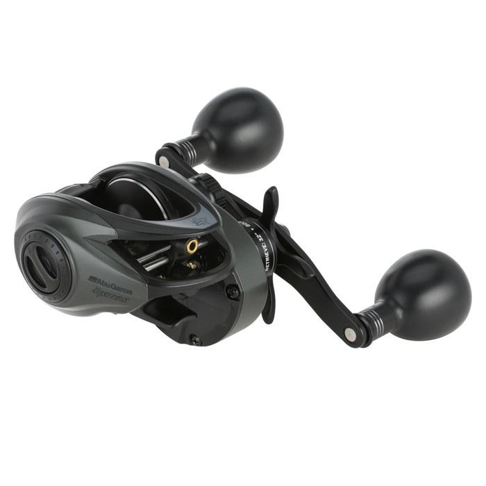 Abu Garcia Beast 200 Low Profile Baitcast Fishing Reel, Gray 200LP