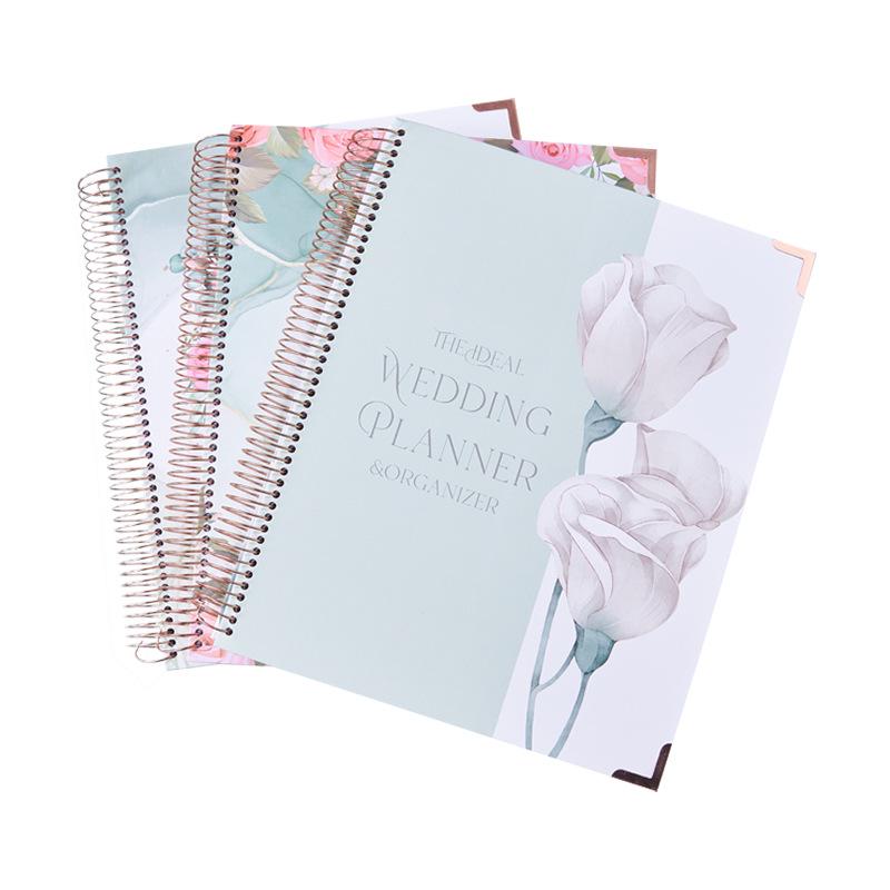Pre-Wedding Planner Spiral Notebook with Floral Cover