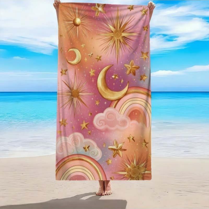 

Fantasy Starry Sky Beach Towel | Ultra-Absorbent, Quick-Dry, Polyester Blend, Ideal for Beach, Pool, Bathroom,Outdoor Camping W30*H60(CM)