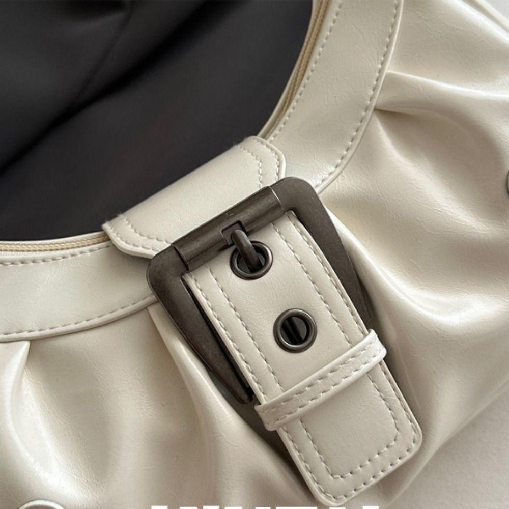 Y2K Retro Rivet Shoulder Bag Pu Leather Motorcycle Bag Punk Crossbody Bags  Girls