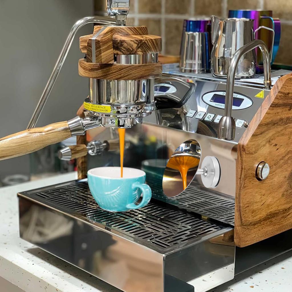 Magnetic Coffee Extraction Mirror Attraction Espresso Shot Mirror Reflective Mirror For Observing Bottomless Portafilter Cofee
