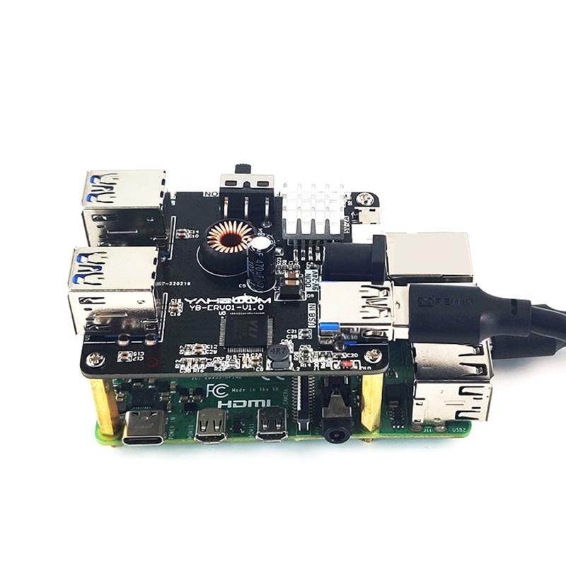 4 orts USB3.0 HUB Expansion Board for obot Car ocking Station 5Gb Splitter For  for NO  4B OS o