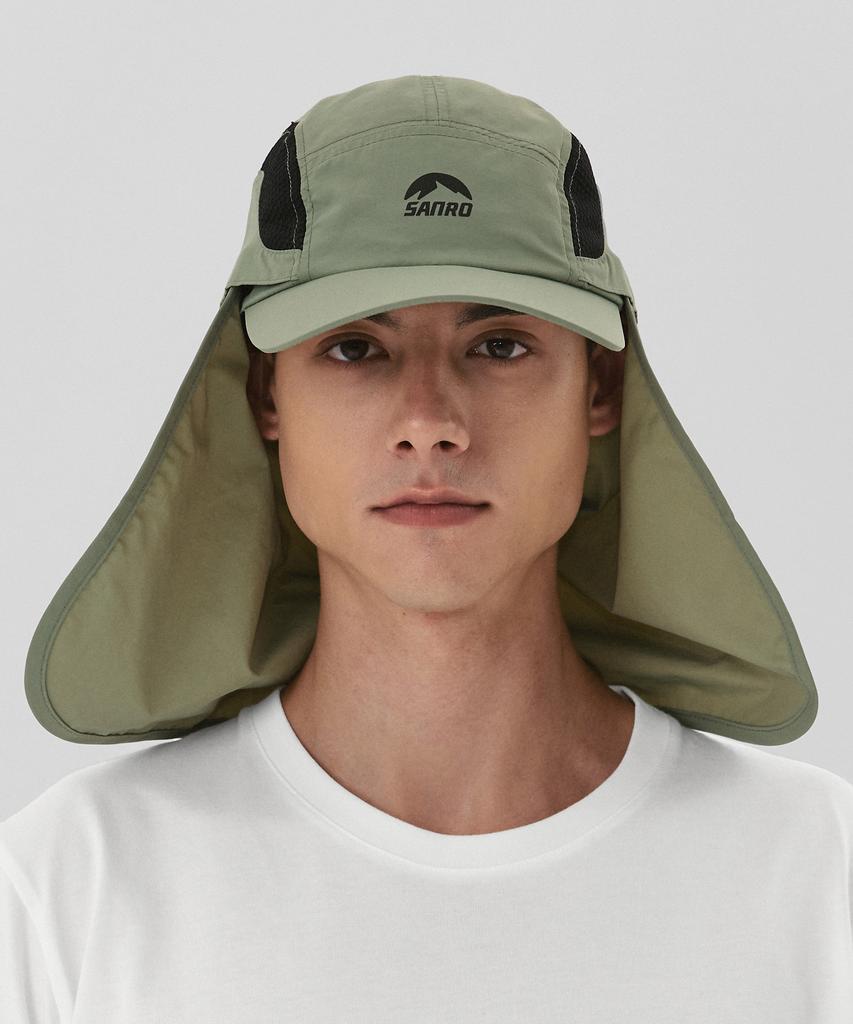 Sanlo [Unisex] Sunshade Nylon Ball Cap - Khaki
