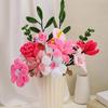 550Pcs Educational Plush Stems Bouquets for Handmade Art Craft Beginner Pipe Cleaners Flower Set for Wedding Decoration
