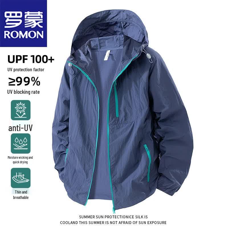 Romon Men s Lightweight Summer Windbreaker M