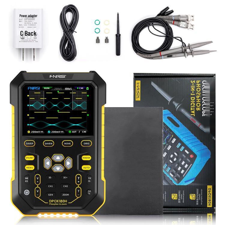 DPOX180H Dual-Channel Handheld Fluorescent Digital Oscilloscope 