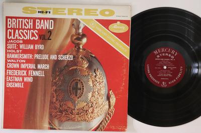 LP Record FREDERICK FENNELL EASTMAN WIND ENS  British Band Classics Vol 2 Jacob W SR90197A MERCURY 1959 US Classical Used
