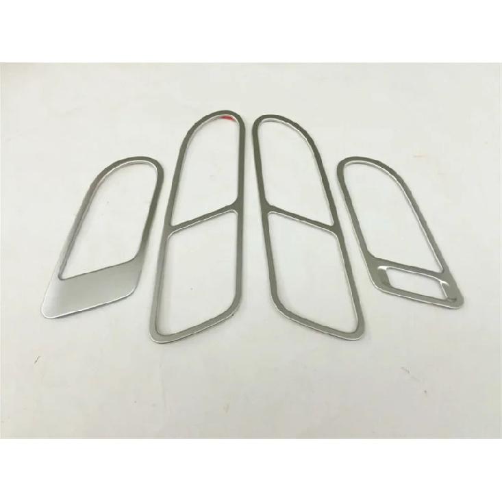 Car Styling ABS Chrome Interior INNER Door Handle Bowl Frame Cover Trim For Volkswagen VW Tiguan 2010 2011 2012 2013 2014 2015