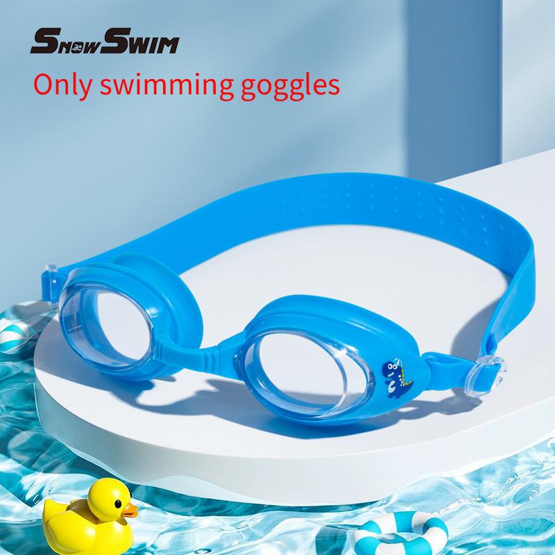

Goggles Kids Pool With Hd Pc Lenses And Silicone Hat For Safe Water Play Style A