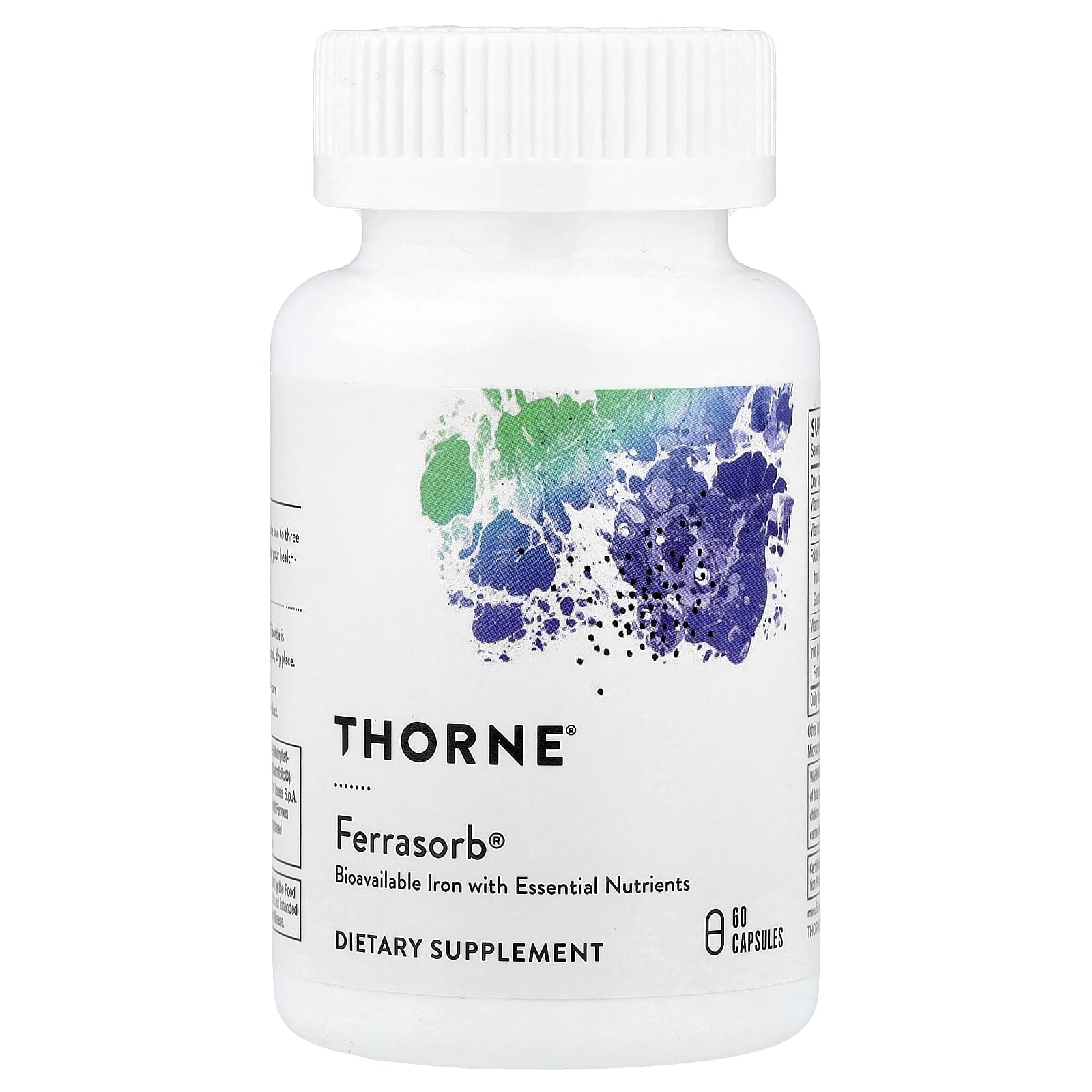 

Ferrasorb, Iron with Cofactors, 60 Capsules