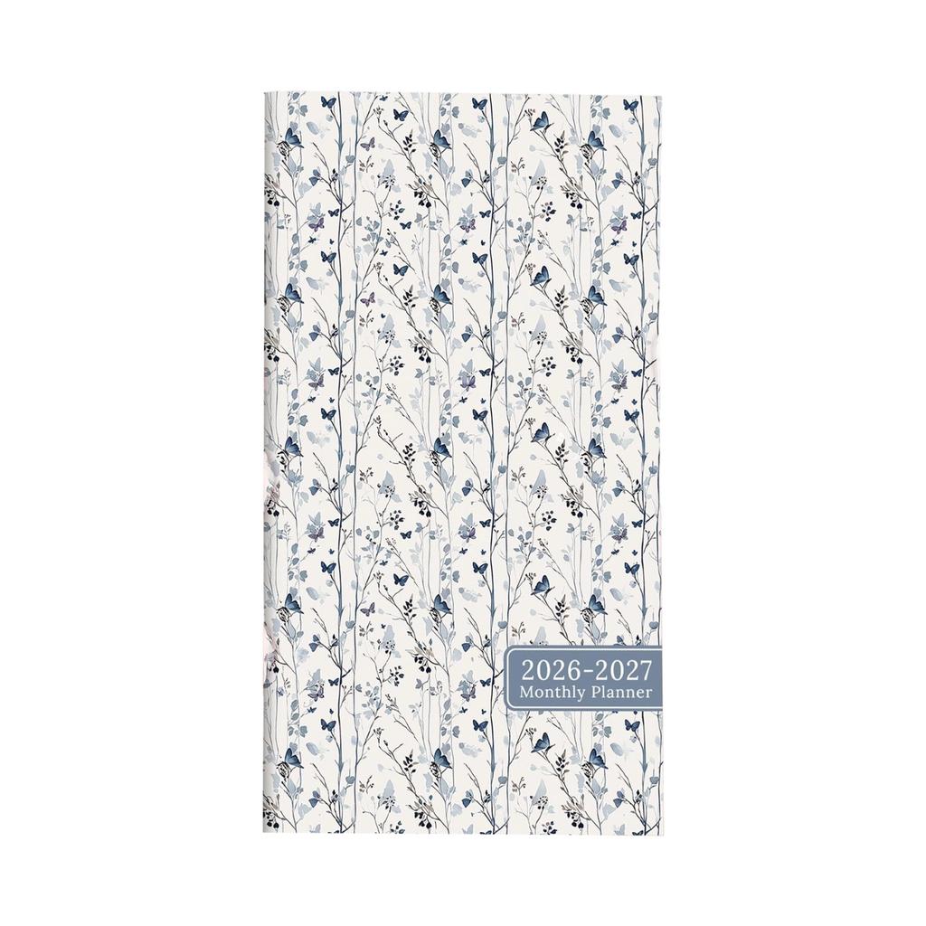 Pocket Calendar 2026-2027 - Date Planner, Portable Schedule Organizer,  Monthly & Yearly Planner