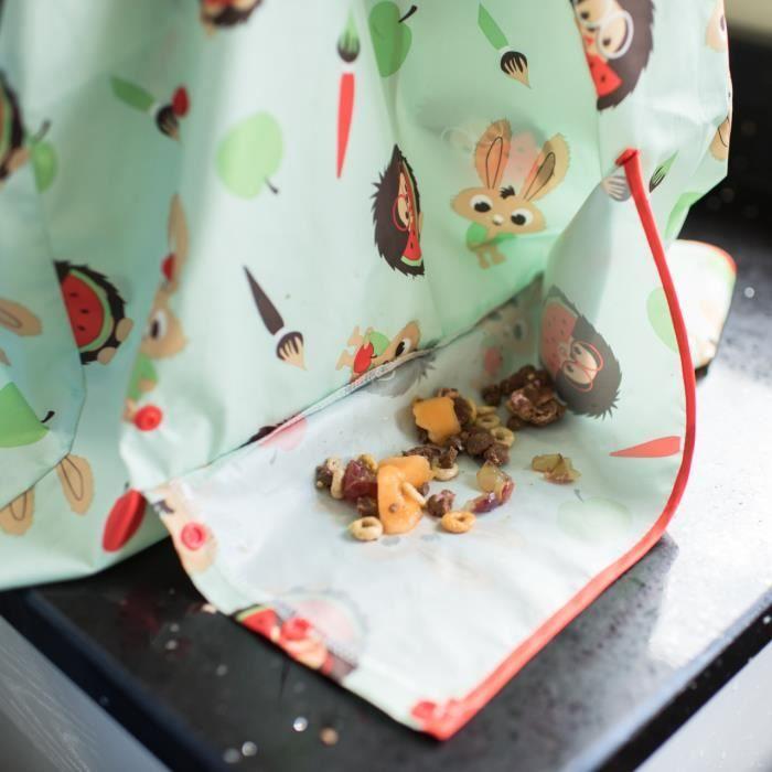 Bavoir tablier tidy tot avec manches,étanche,repas,peinture,bricolage.sac offert