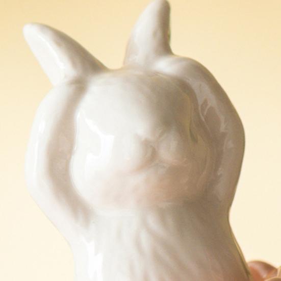 3 Stück Oster-Zerbrochenes-Ei-Kaninchen-Figur Nichts Sehen Nichts Hören Nichts Sprechen Hase Keramikstatue Feiertagsparty Schreibtischdekoration Schmuck