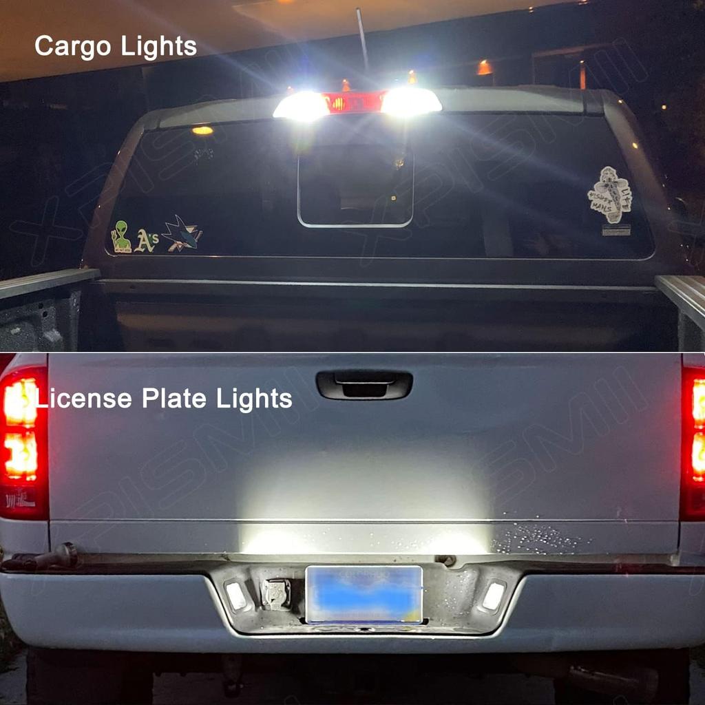 12 Piece 6000K White Interior LED Light Kit Package Replacement for Chevy Chevrolet Silverado/GMC Sierra 1999 2000 2001 2002 2003 2004 2005 2006,
