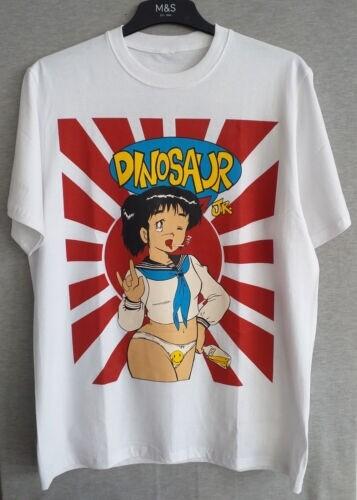 Dinosaur Jr Frank Kozik Anime White Short Sleeve Unisex T-shirt Reprint KH7050 S