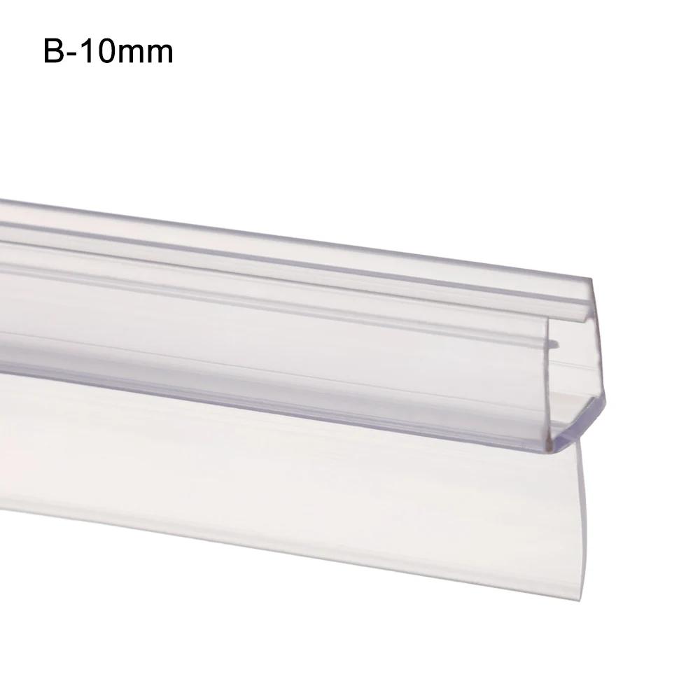 4mm/6mm/8mm/10mm/12mm PVC těsnicí lišty Koupelnové skleněné dveře Těsnění proti povětrnostním vlivům Těsnění oken Vodní zarážka Gumové Koupelnová zástěna Kování