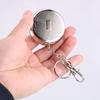 Pocket Ashtray Mini Stainless Steel Vehicle Cigarette Ashtray Portable Ashtray with Key Chain