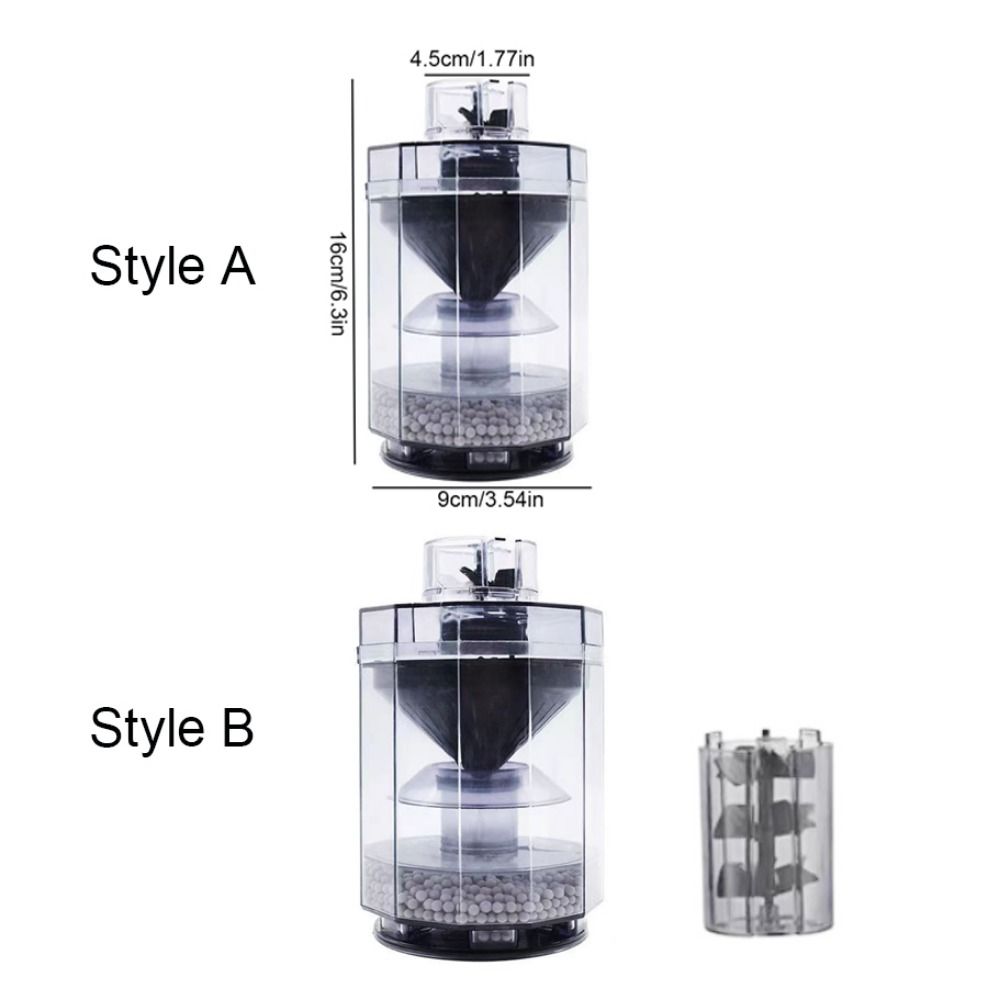 Automatischer Fischkot-Sammler Kunststoff Einzel-/Dreiflügelrad Fischkot-Saugkollektor Staubsauger